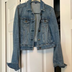 American Eagle Cropped Denim Jacket